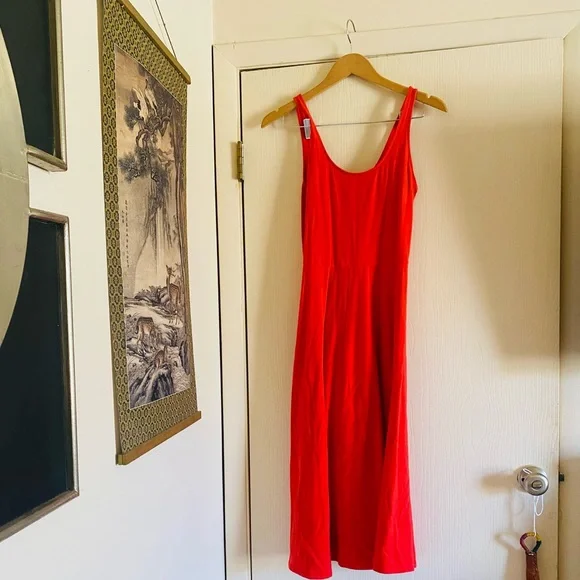 a new day | Dresses | A New Day Stretch Balletcore Dancer Fit And Flare  Jersey Knit Midi Dress Xs | Poshmark